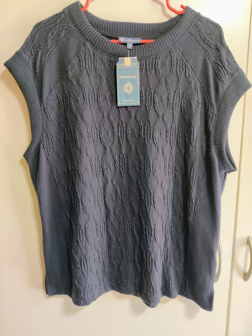 Democracy Textured Knit Top